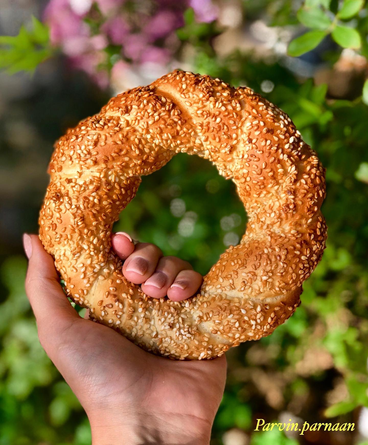 طرز تهیه نان سيميت (روش 2)